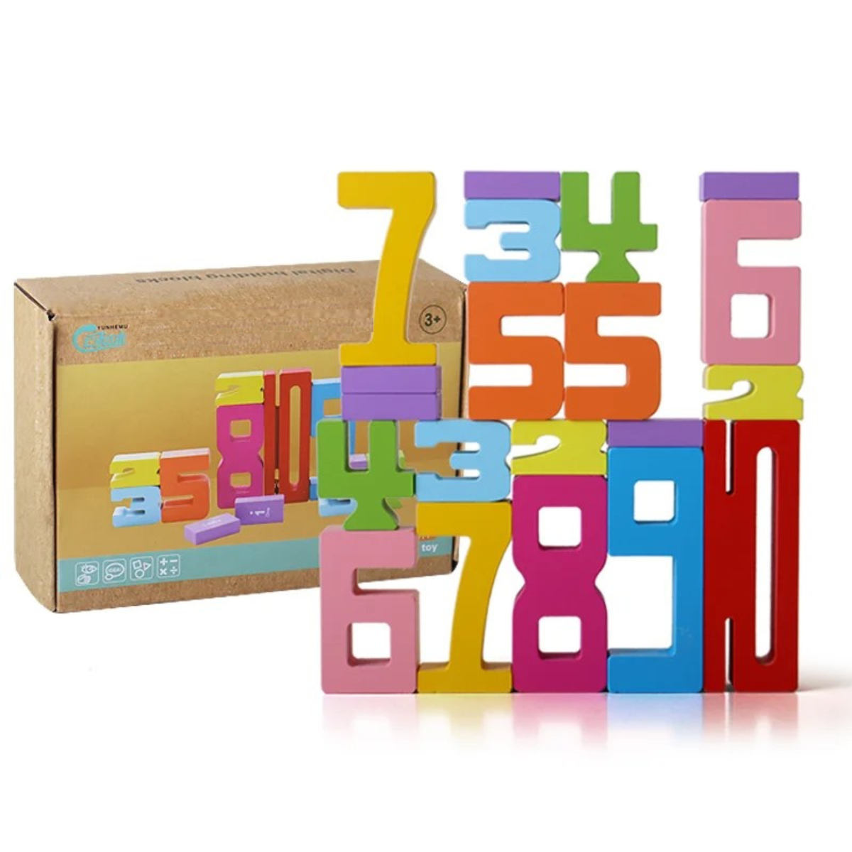 Wooden Number Blocks