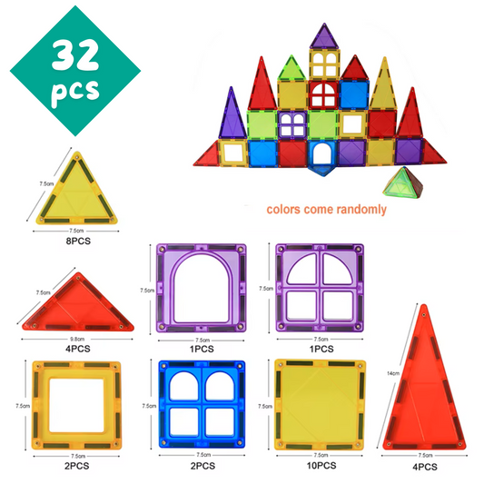 Magnetic Building Tiles (32pc set)