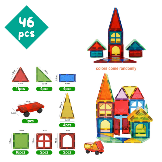 Magnetic Building Tiles (46pc set)