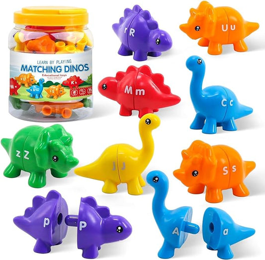 Matching Dinosaur Alphabet Game