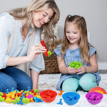 Montessori Rainbow Counting Game