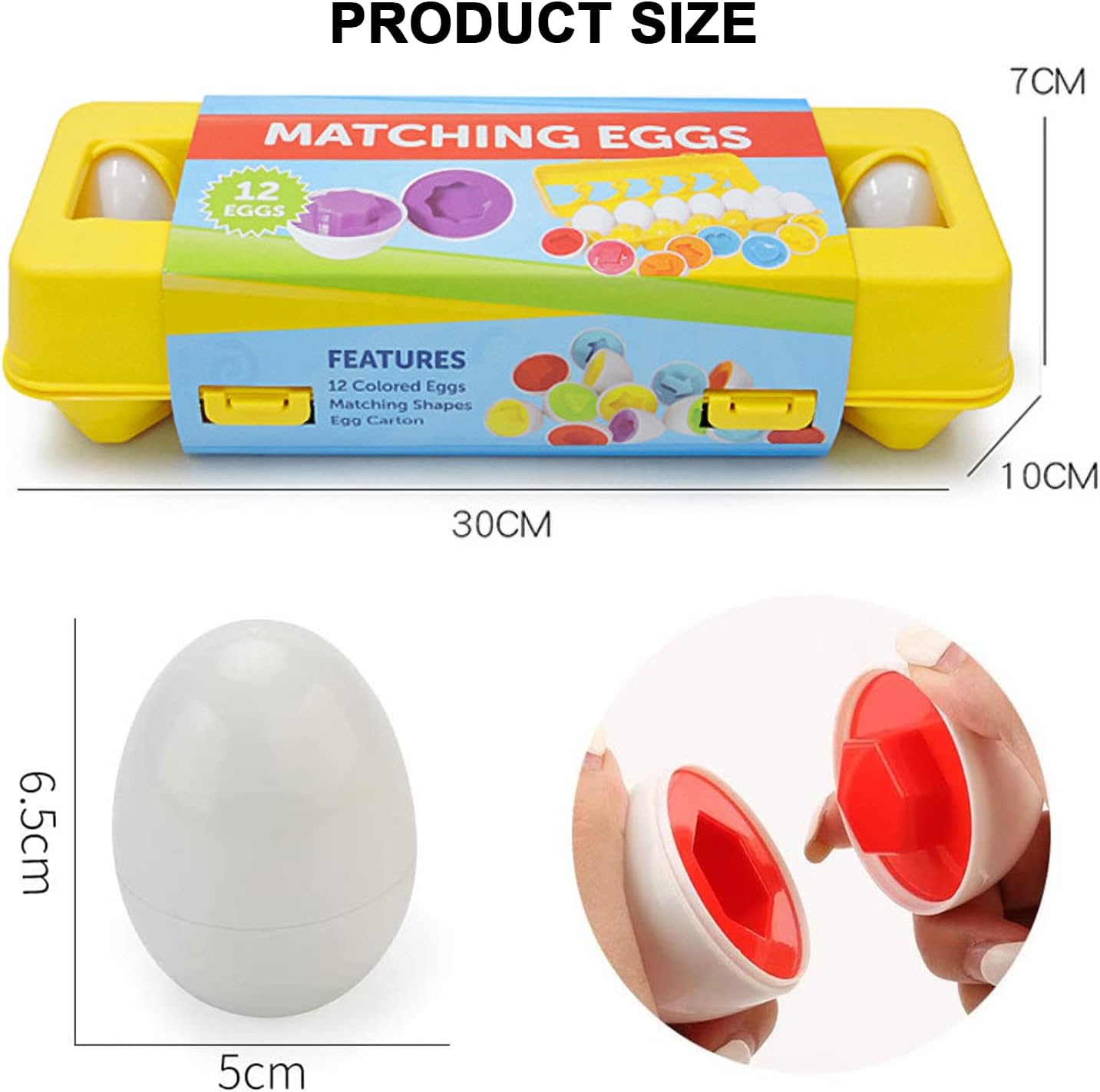 Montessori Matching Eggs