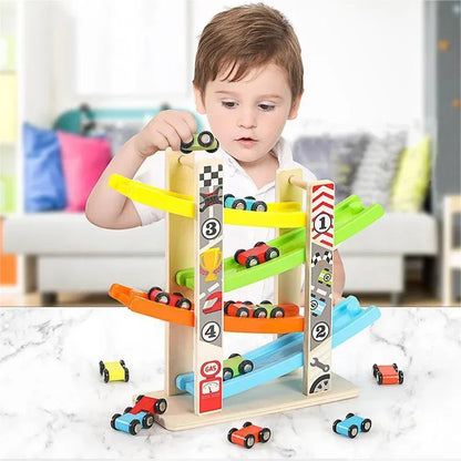 Montessori Wooden Ramp Racer