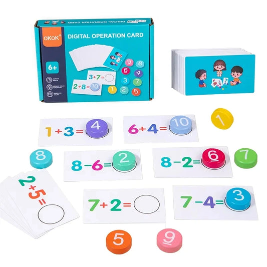 Montessori Wooden Math Set